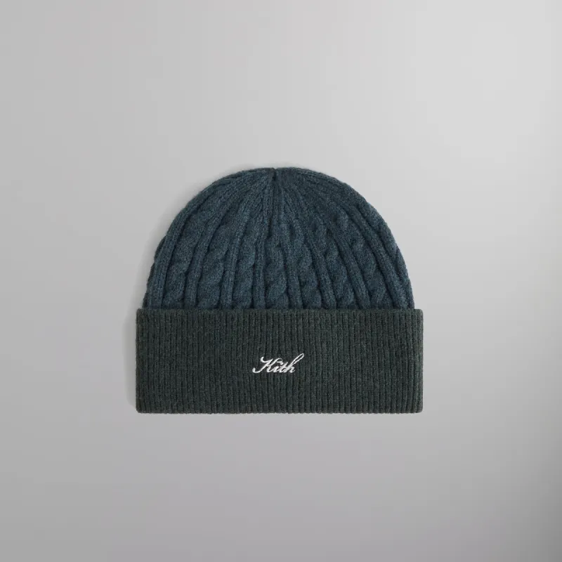 Kith Cable Knit Mia Beanie - Stadium sold by Kith