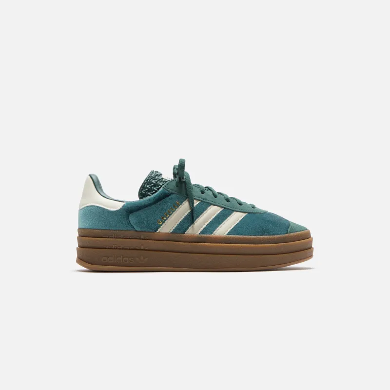 adidas WMNS Gazelle Bold - Mineral Green / Putty Grey / Mineral Green sold by Kith