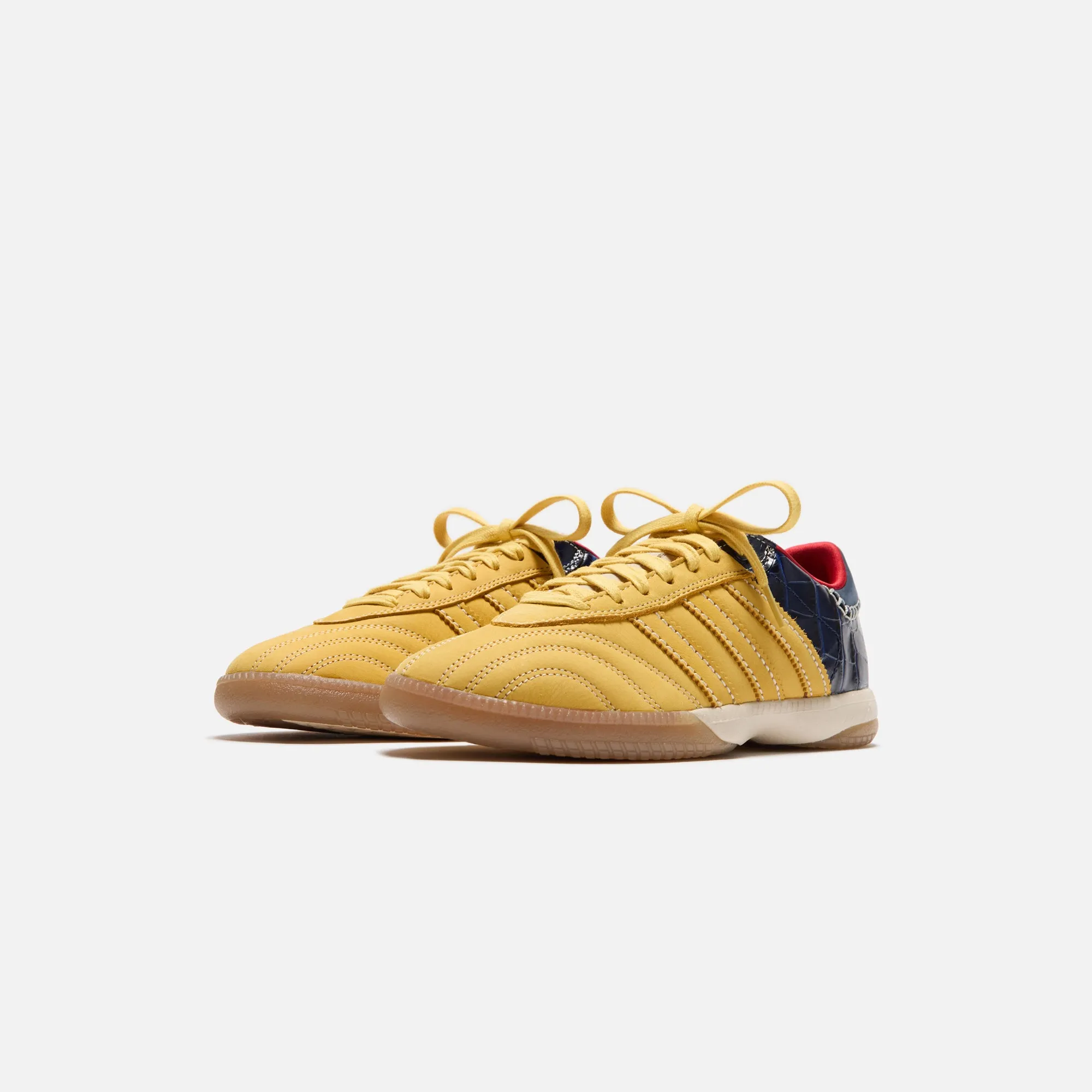 adidas x Wales Bonner Samba Millennium - St Fade Gold / Collegiate Navy sold by Kith product image thumbnail 2