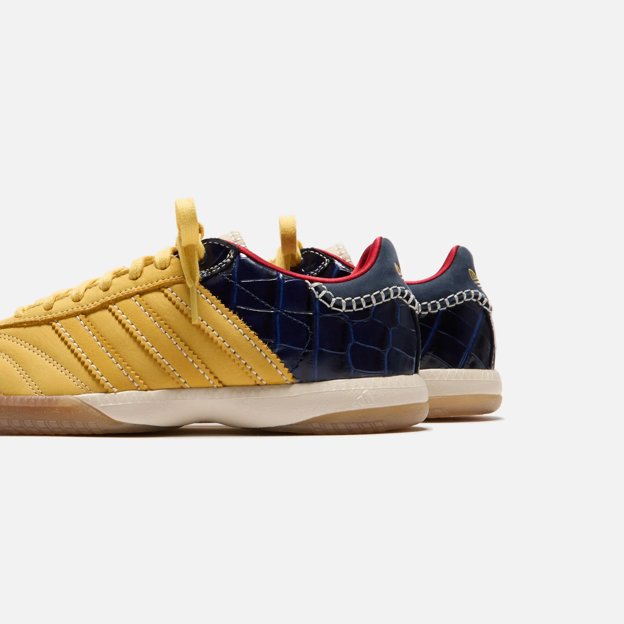 adidas x Wales Bonner Samba Millennium - St Fade Gold / Collegiate Navy sold by Kith product image thumbnail 3