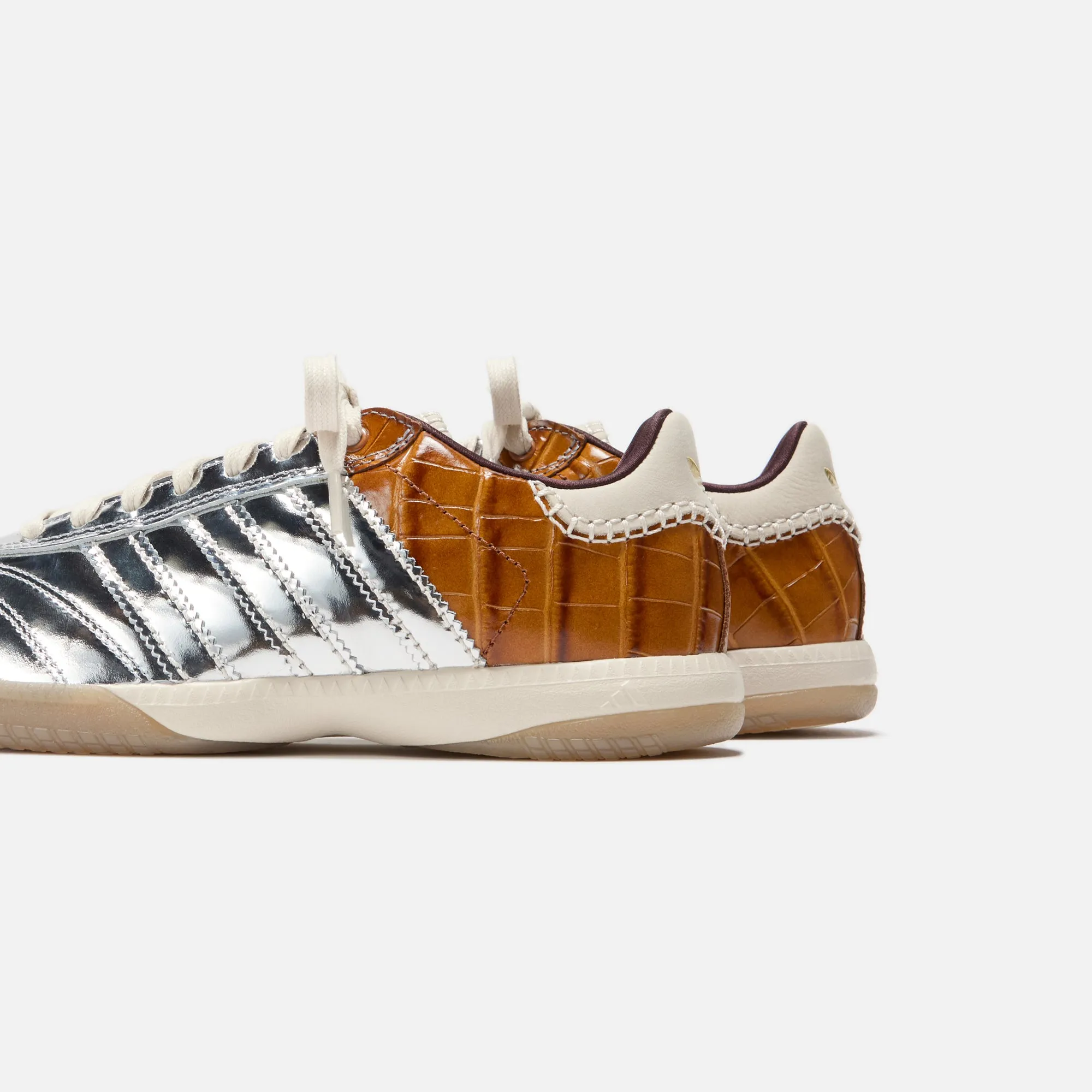 adidas x Wales Bonner Samba Millennium - Silver Metallic / Easy Yellow sold by Kith product image thumbnail 3