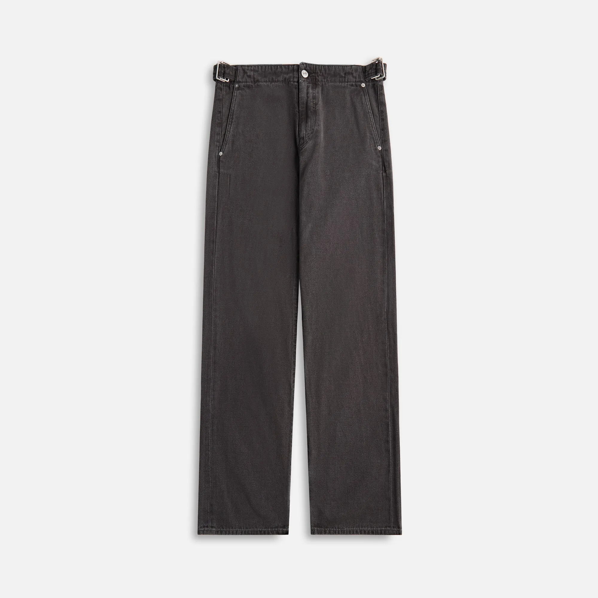 Our Legacy Trucker Trouser Reborn Canvas - Ash Black sold by Kith