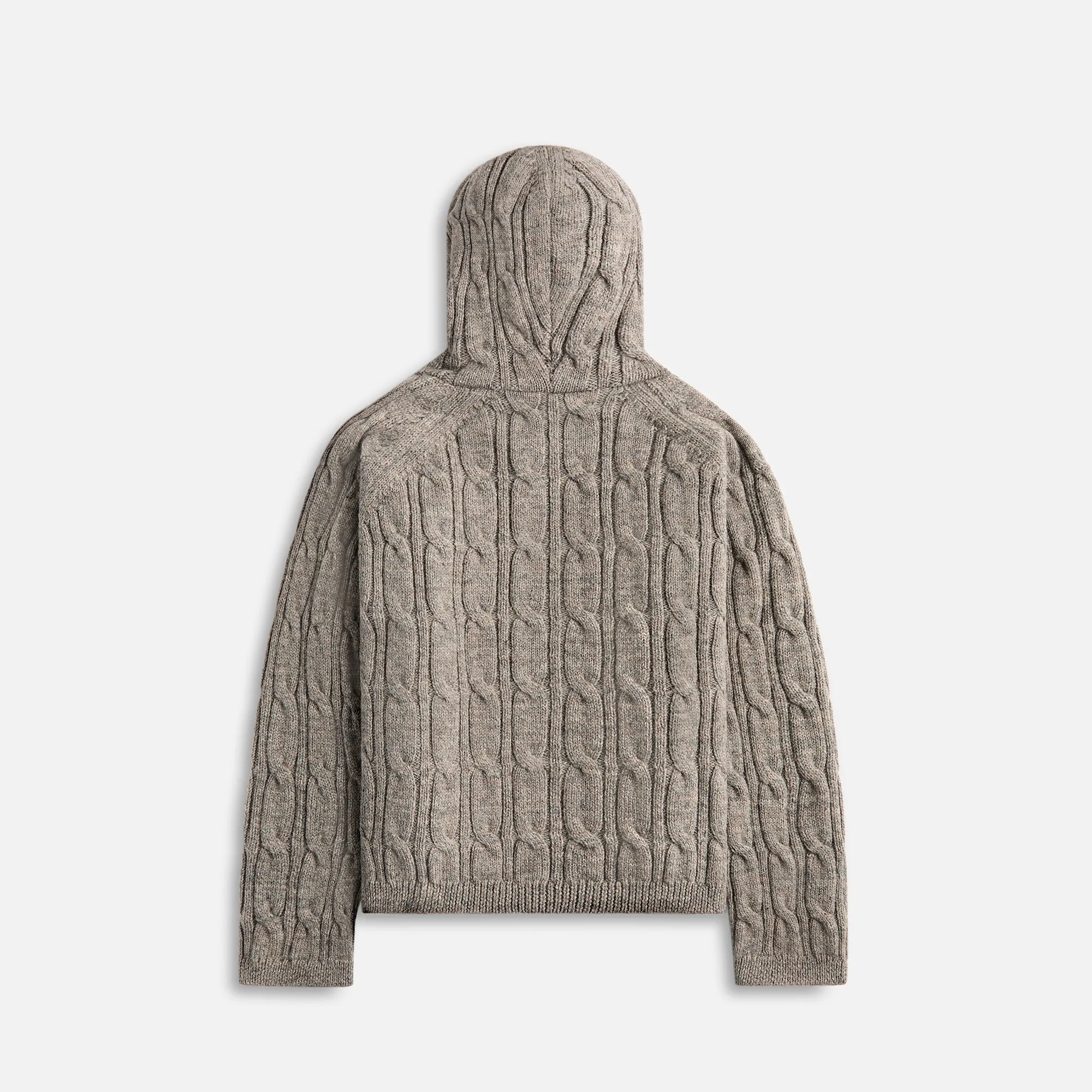 Our Legacy Level Hood Stable Melange Isles Wool Sweater - Grey sold by Kith product image thumbnail 2