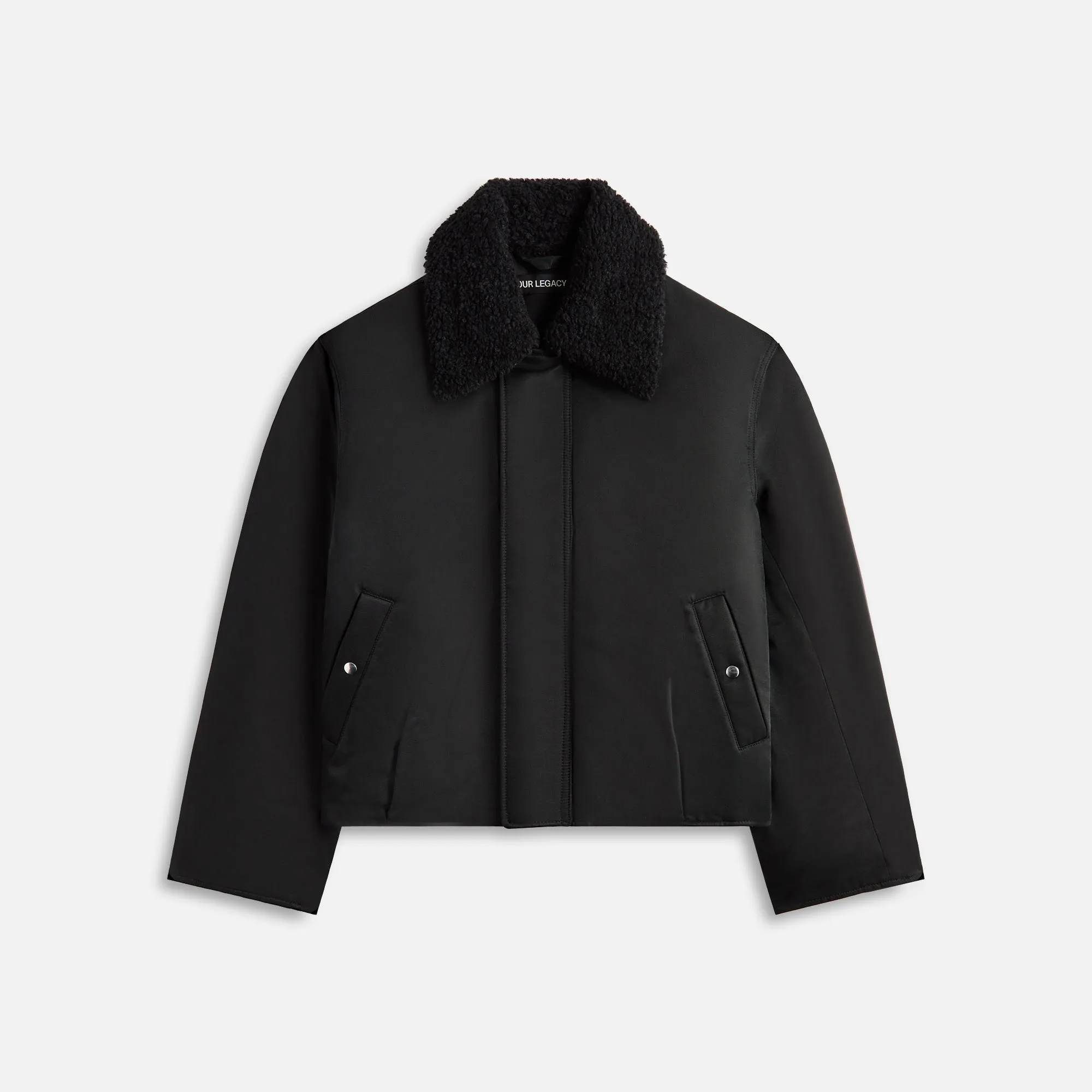 Our Legacy Ace Jacket - Black Aero Nylon sold by Kith
