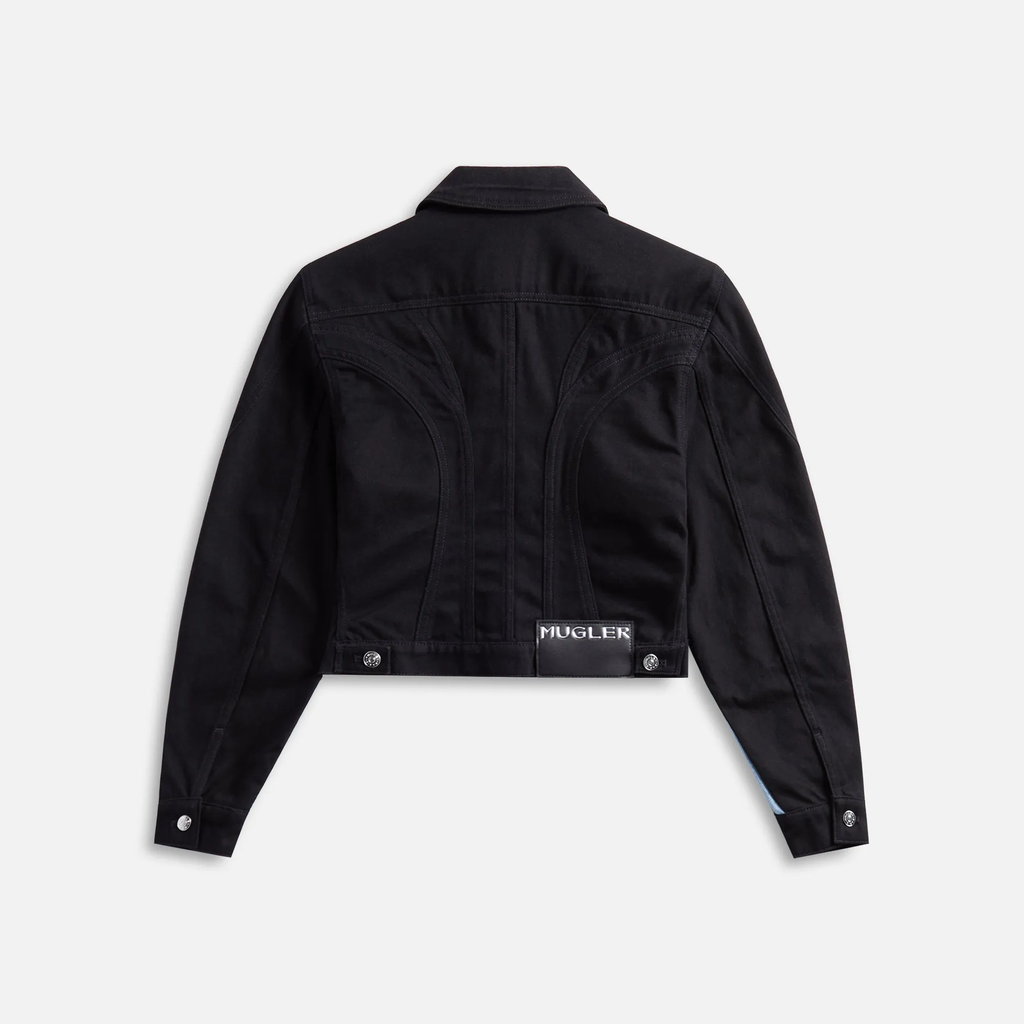 Mugler Paneled Jacket - Black / Blue sold by Kith product image thumbnail 2