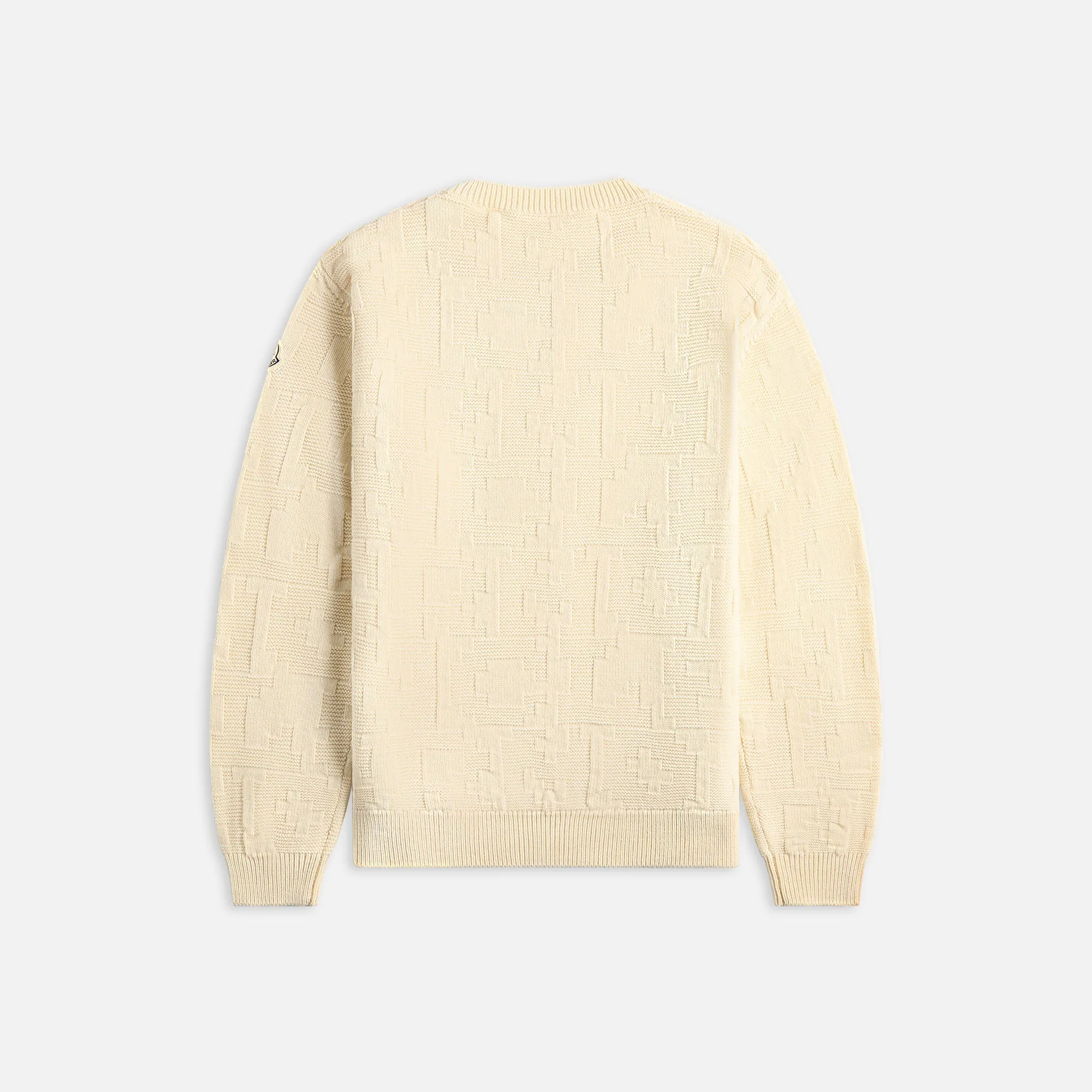 Moncler Wool Cordonet Crewneck - Sand Beige sold by Kith product image thumbnail 2