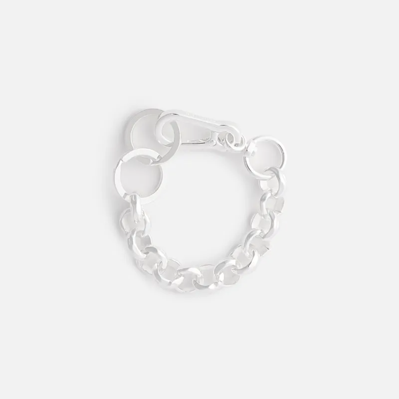 Martine Ali Rolo Hardware Bracelet - Silver sold by Kith