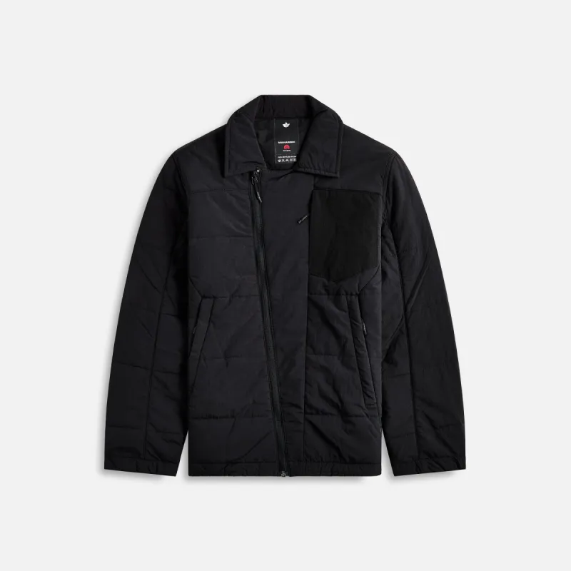 Maharishi Veg Dyed Padded Overshirt - Black sold by Kith