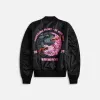 Maharishi Duality Panther MA1 Flight Jacket - Black sold by Kith