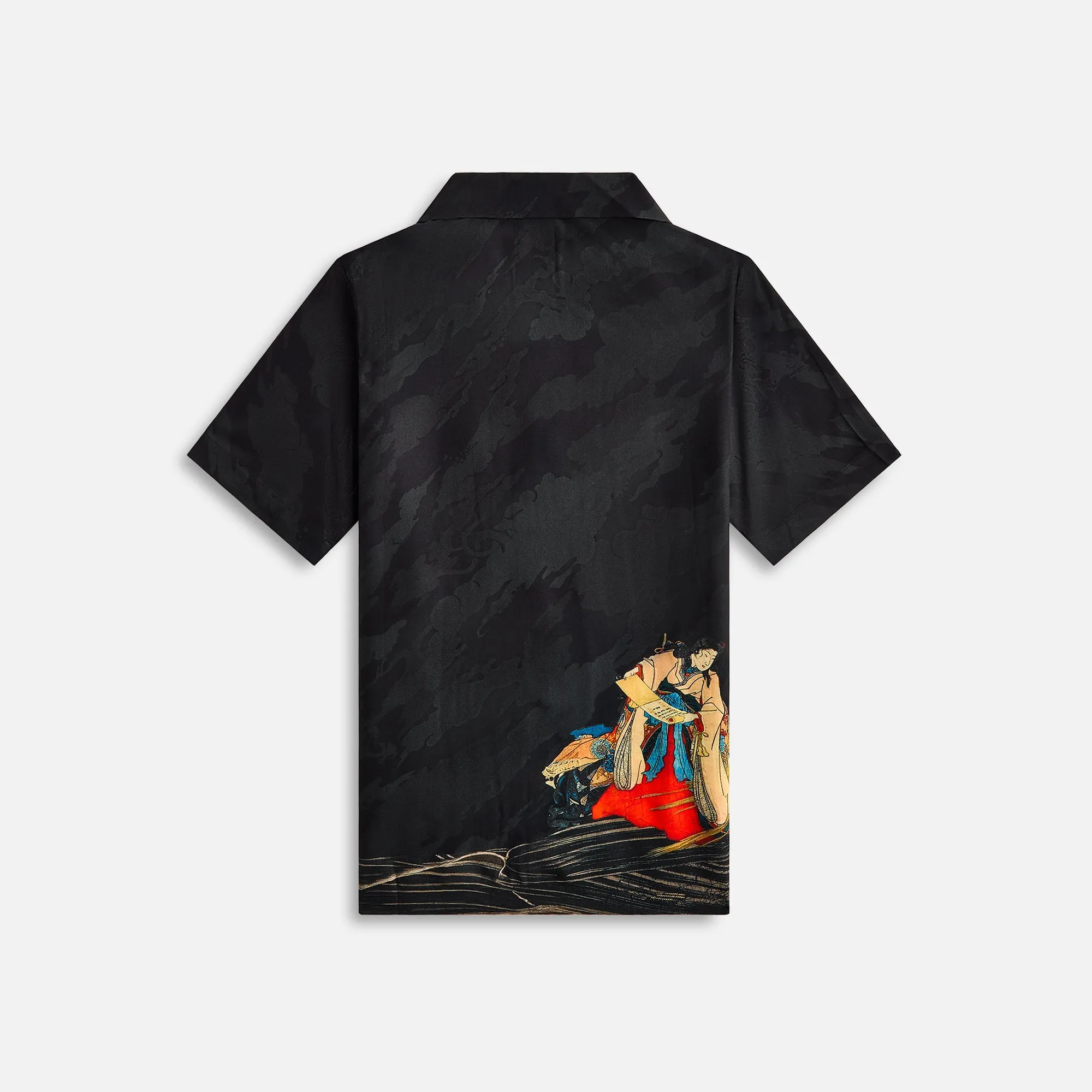 Maharishi Cyber Skeleton Camp Collar Shirt - Black / Multi-color sold by Kith product image thumbnail 2
