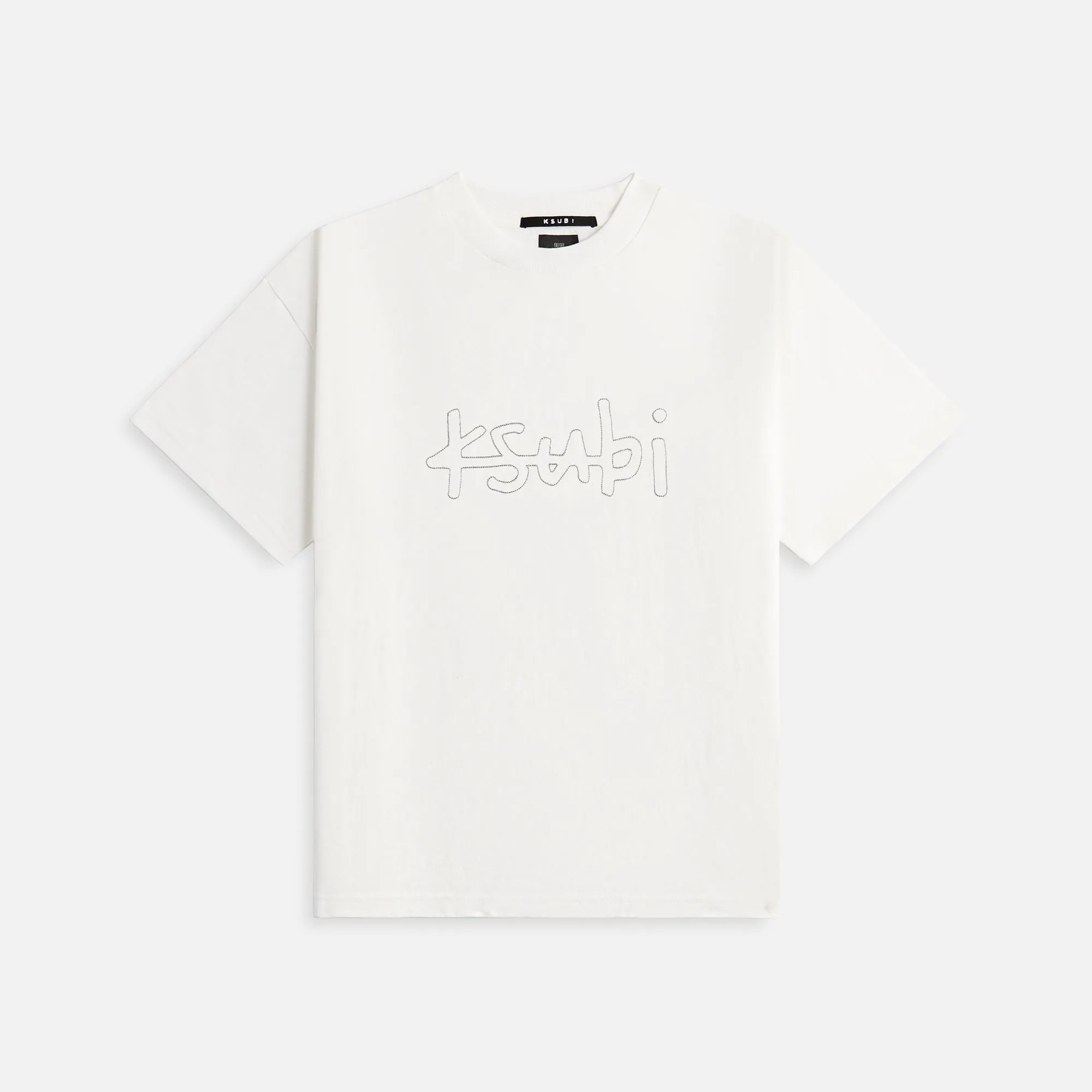 Ksubi Stitched Up Ekcess Tee Vintage - White sold by Kith