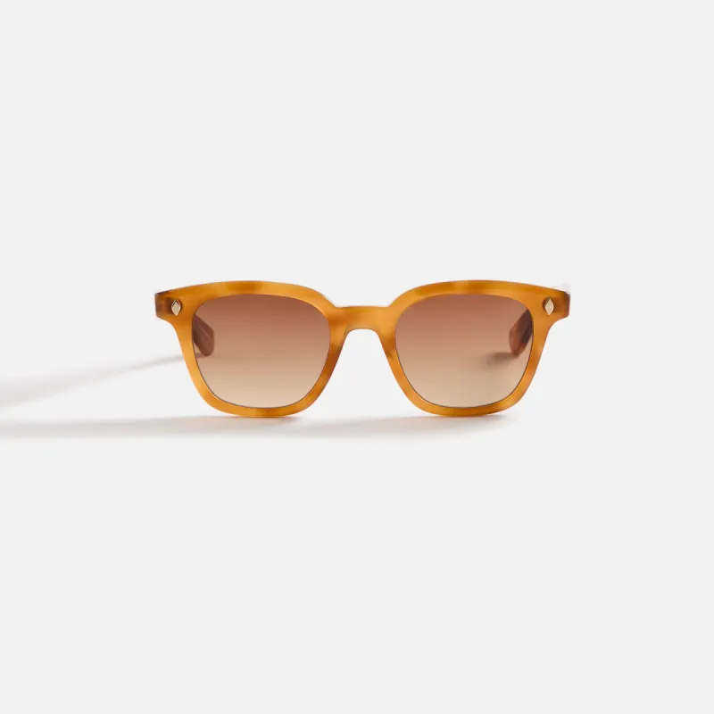 Garrett Leight Broadway Sunglass - Ember Tortoise / Semi Flat Auburn Gradient made by Garrett Leight