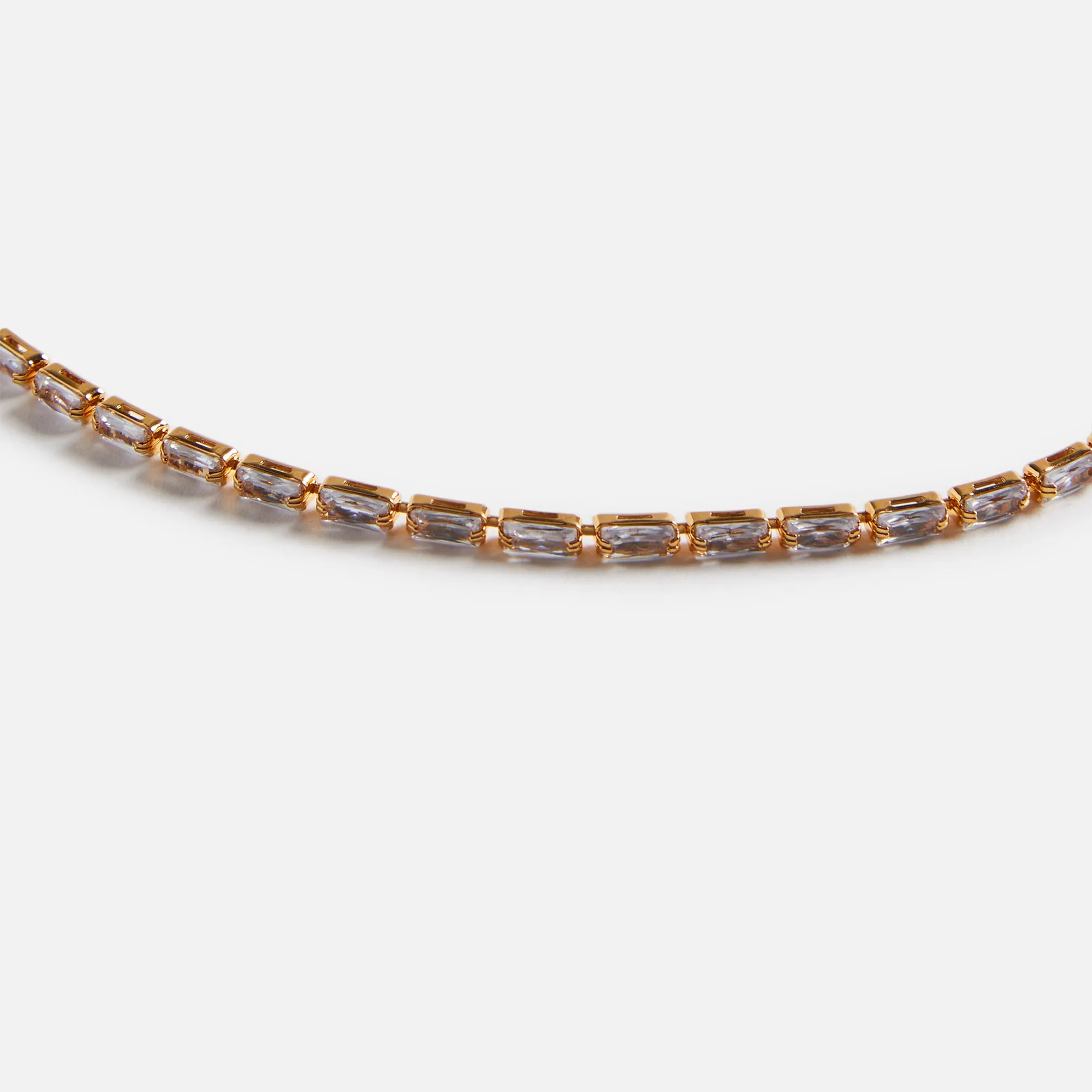 Crystal Haze Mini Baguette Choker - Clear sold by Kith product image thumbnail 2