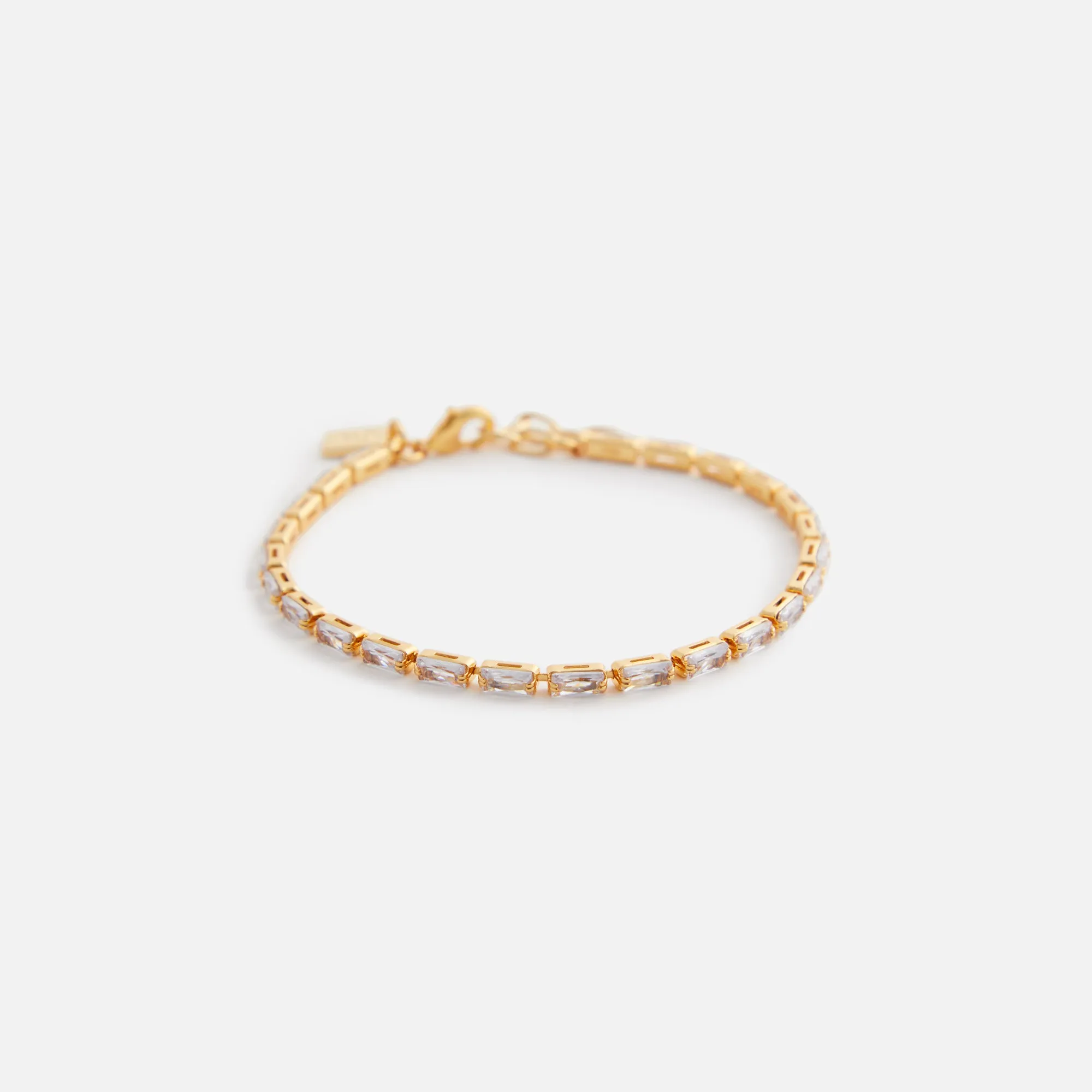 Crystal Haze Mini Baguette Bracelet - Clear sold by Kith product image thumbnail 2