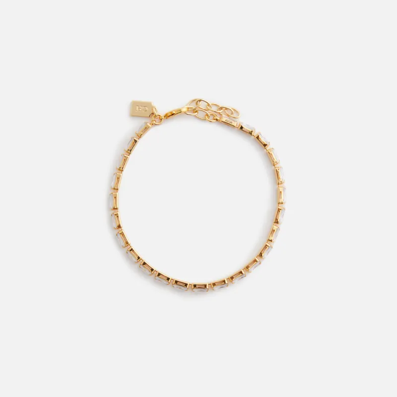 Crystal Haze Mini Baguette Bracelet - Clear sold by Kith