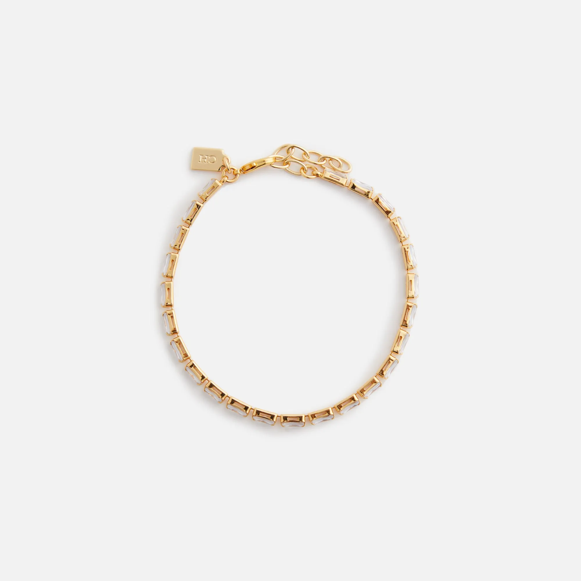 Crystal Haze Mini Baguette Bracelet - Clear sold by Kith