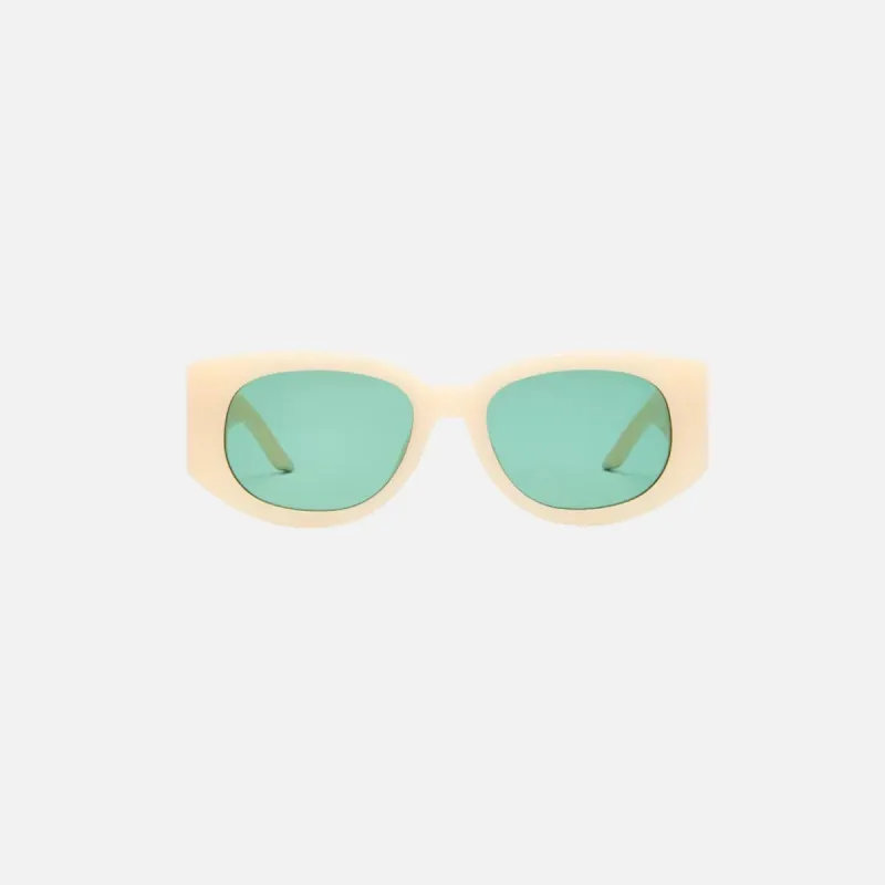 Casablanca Oval Wave Frame - Cream / Yellow sold by Kith