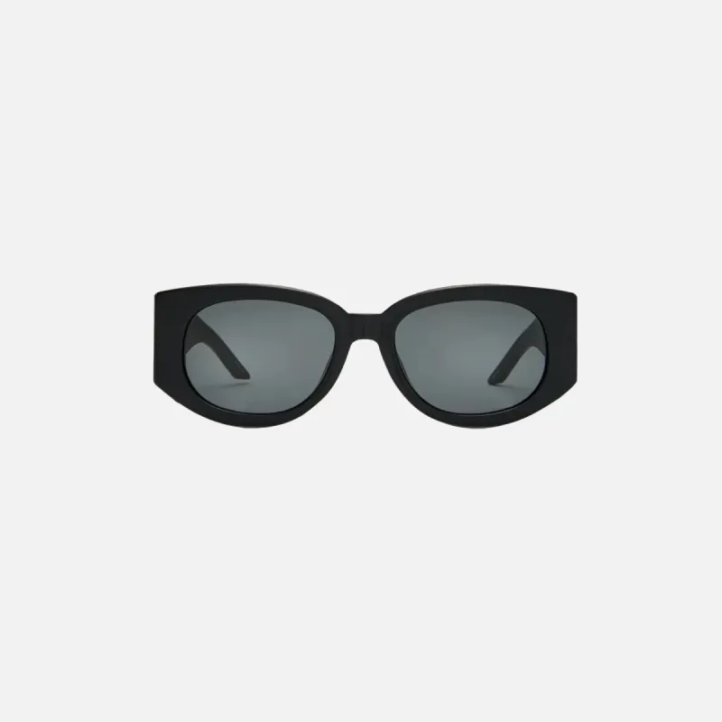 Casablanca Oval Wave Frame - Black / Yellow sold by Kith