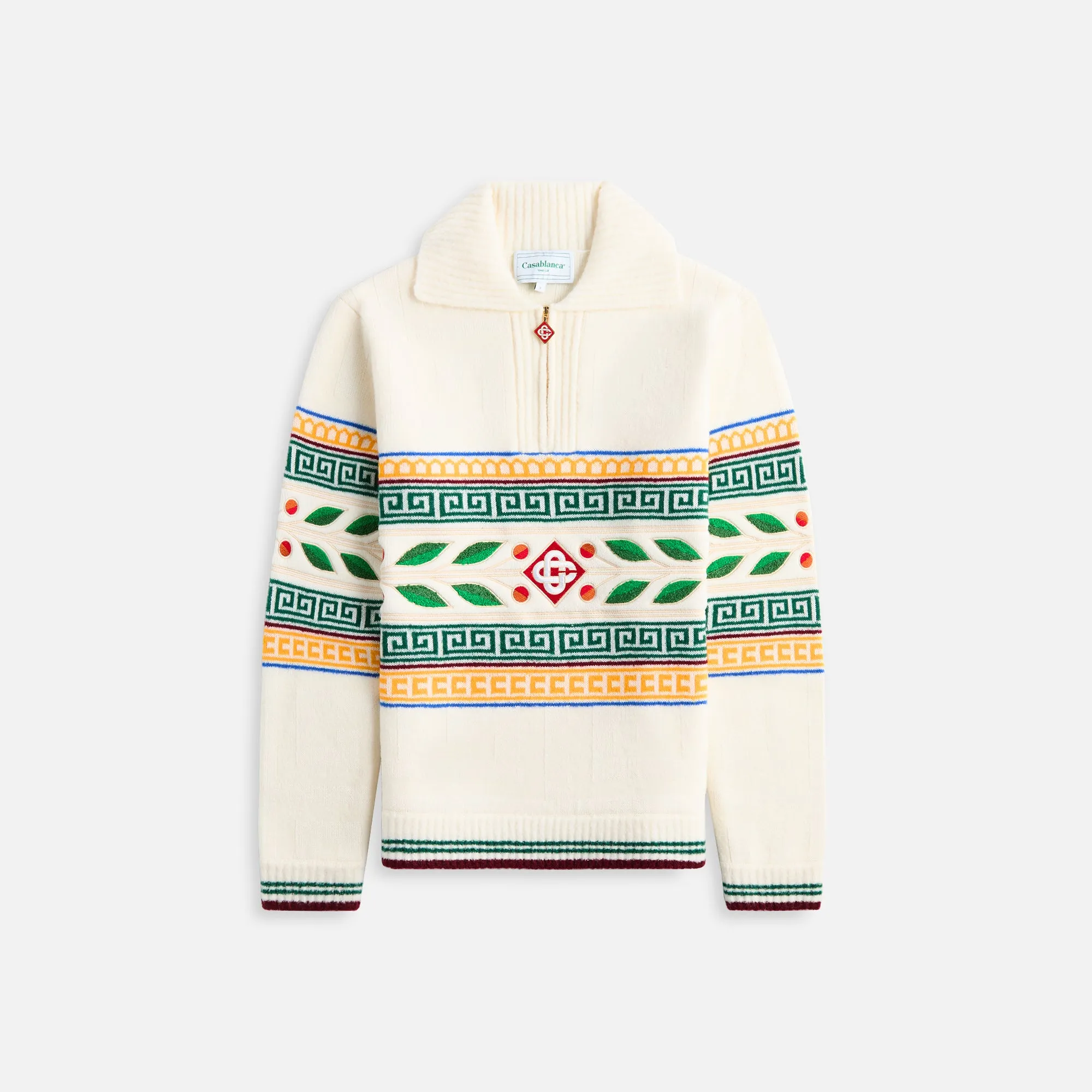 Casablanca Lauriel Olympique Jumper - White sold by Kith