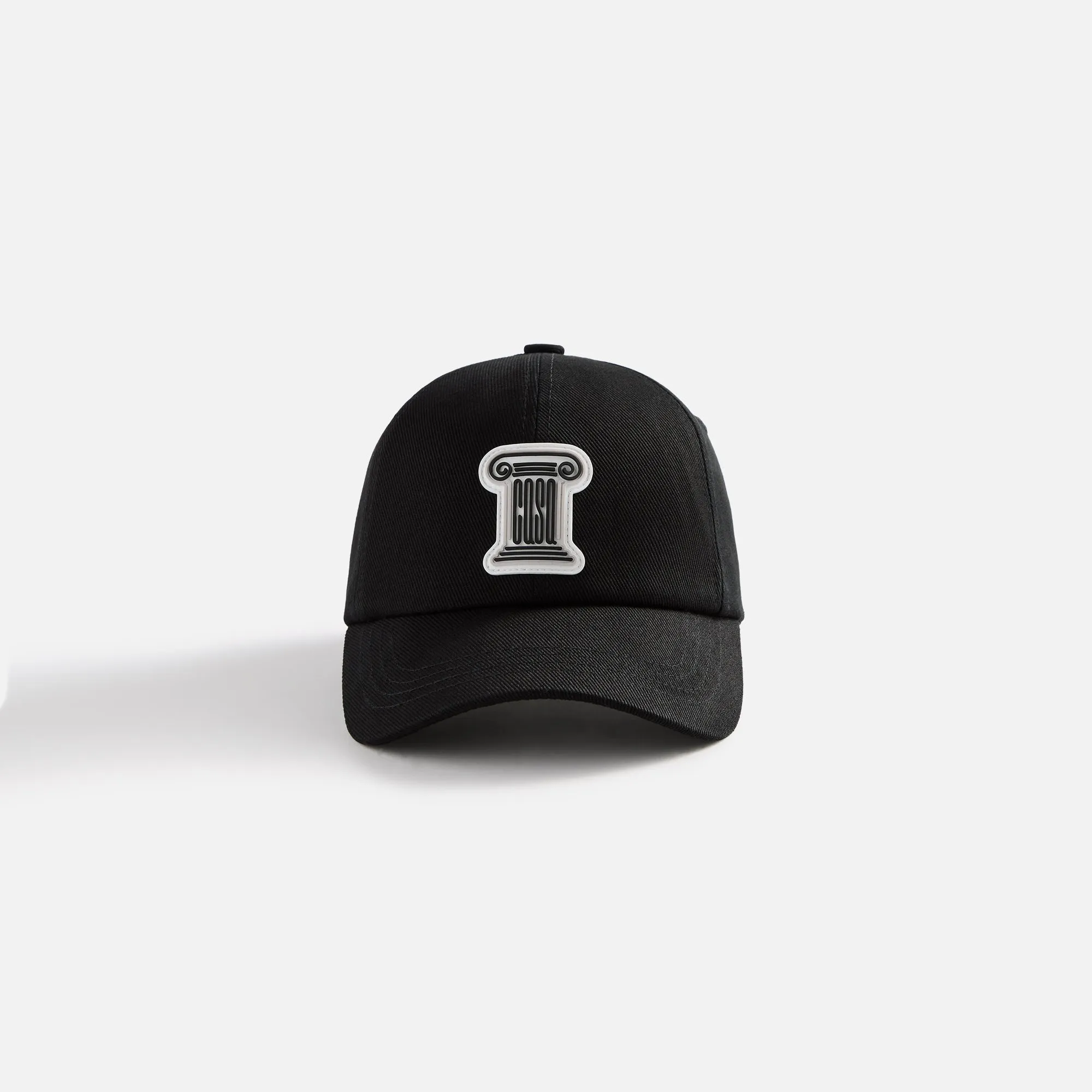 Casablanca Casa Colum Rubber Patch Cap - Black sold by Kith