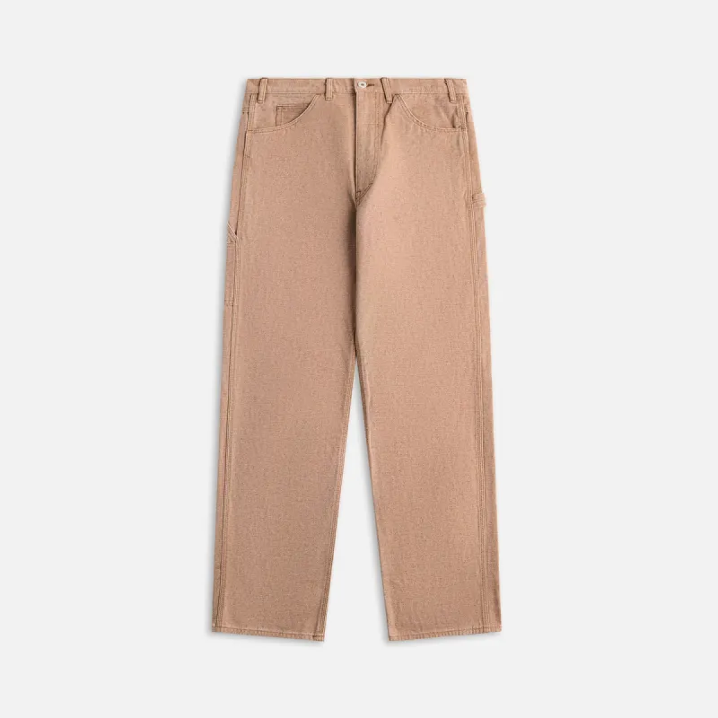 Auralee Washed Organic Canvas Pants - Light Brown sold by Kith