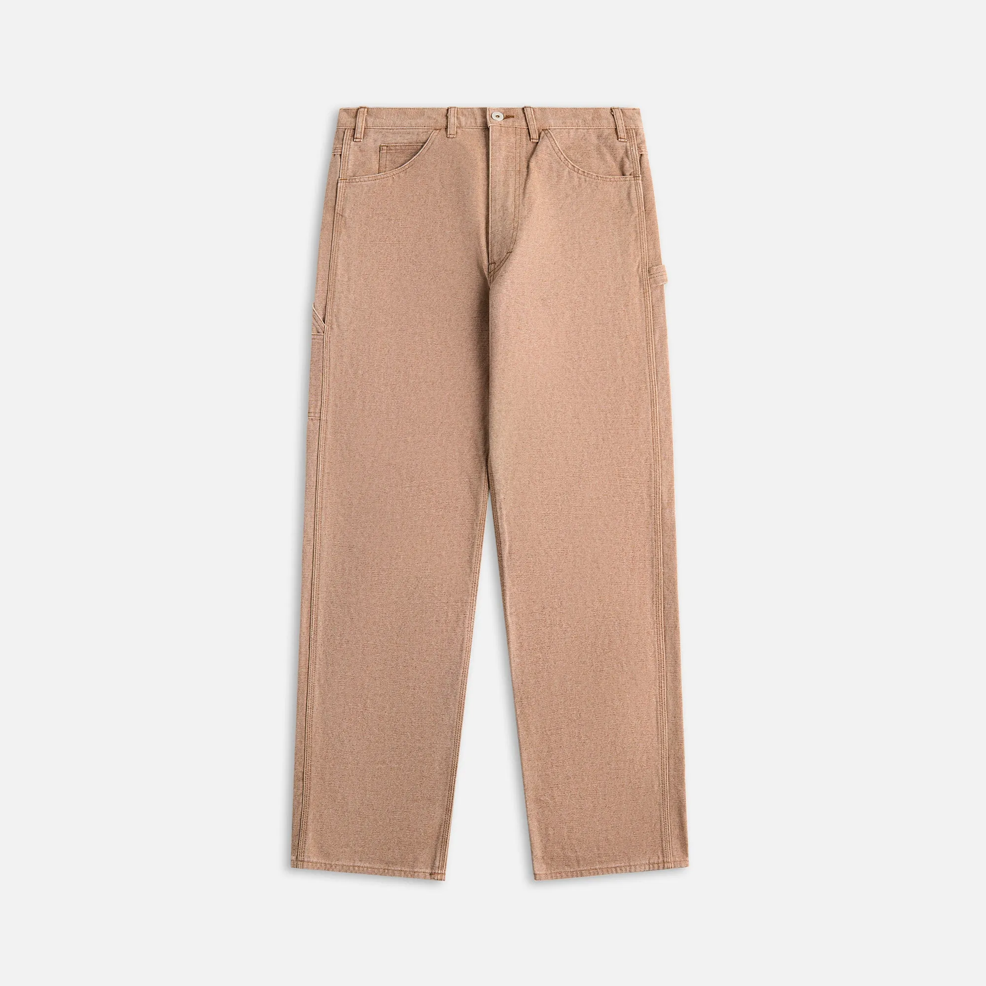 Auralee Washed Organic Canvas Pants - Light Brown sold by Kith