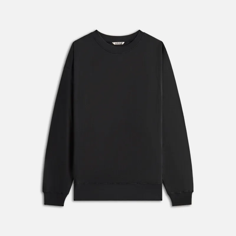 Auralee Super High Gauge Sweater - Black sold by Kith