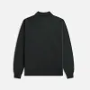 Auralee Pima Light Sweat Polo - Black sold by Kith
