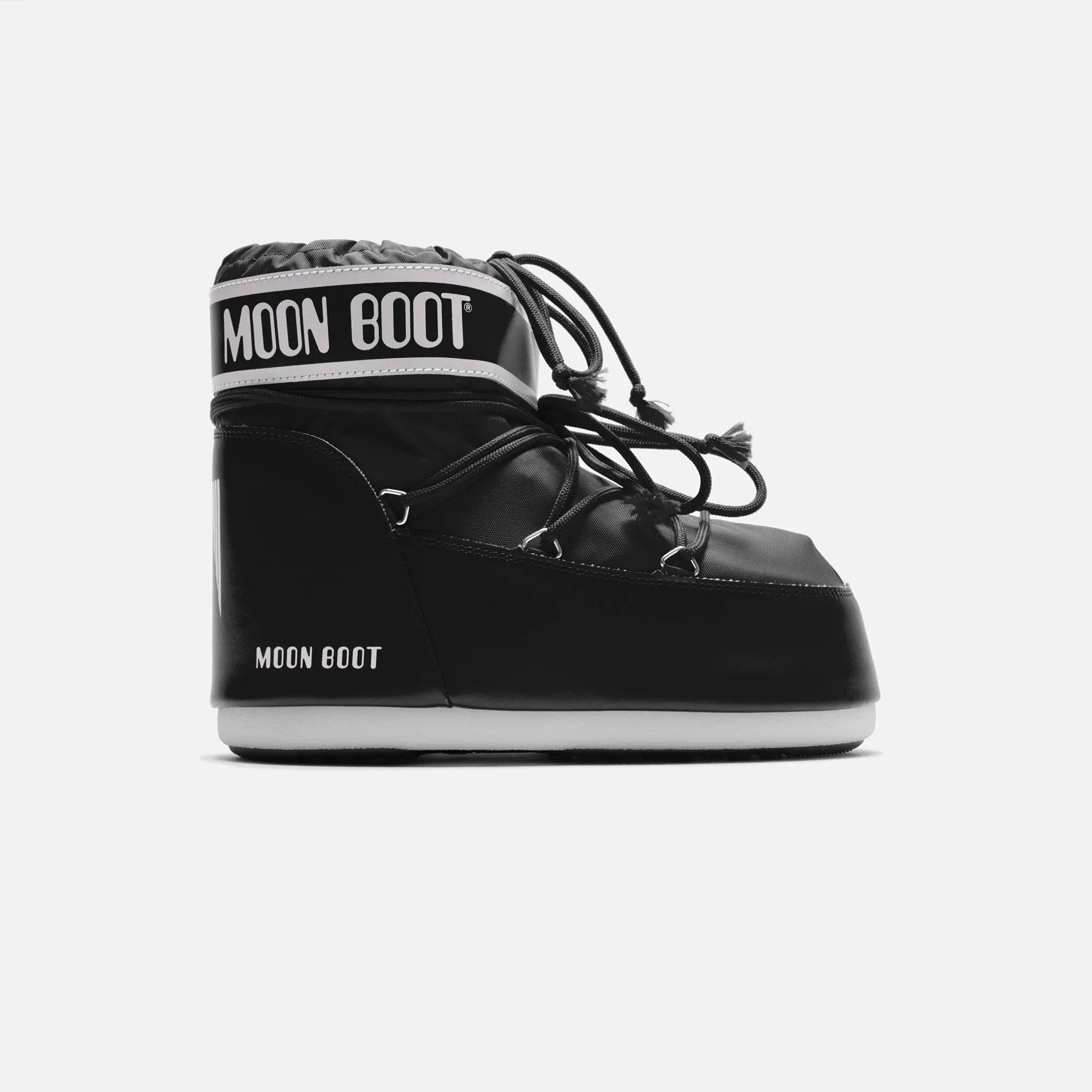 Moon Boots Icon Low - Nylon Black sold by Kith