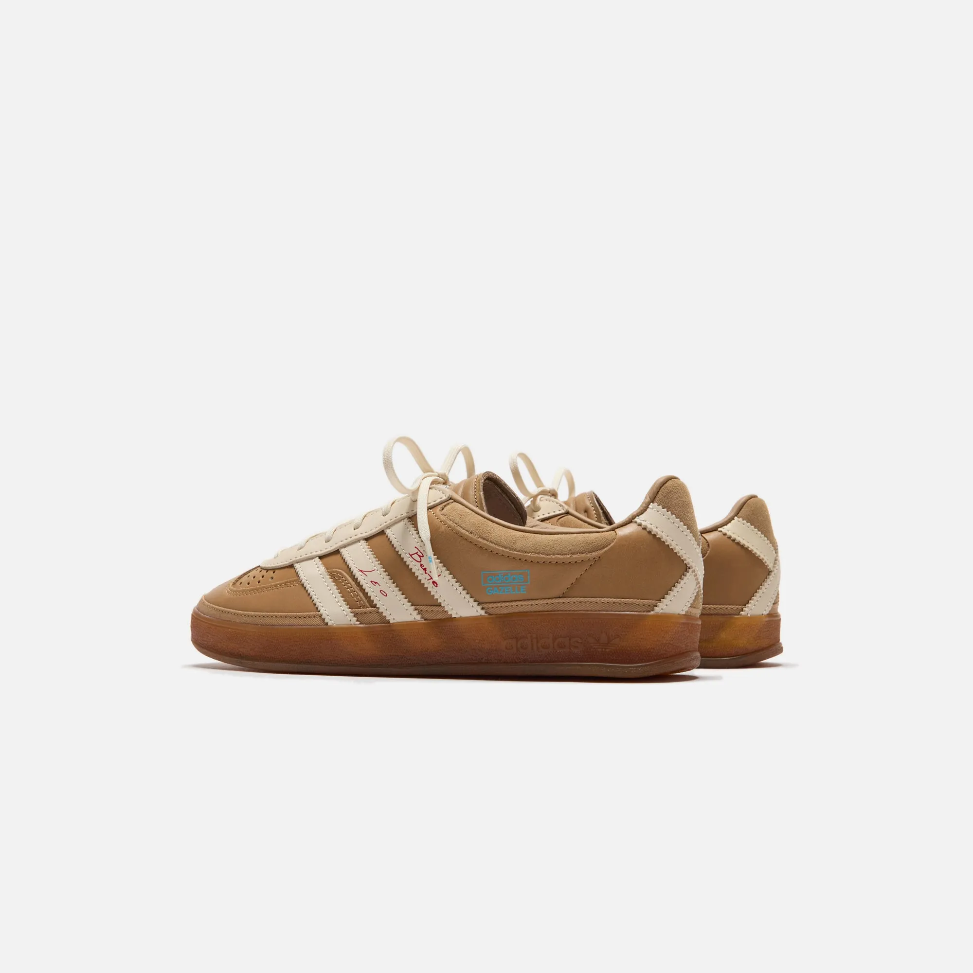 adidas x Lionel Messi x Bad Bunny Gazelle Indoor - Cardboard / Cream White / Wild Brown sold by Kith product image thumbnail 4