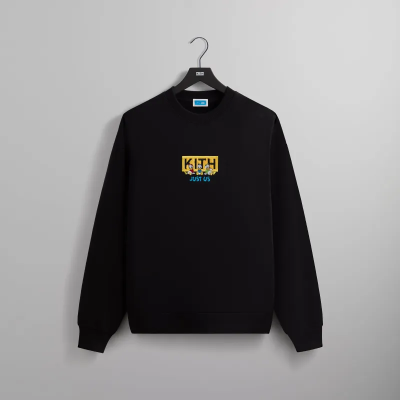 Disney | Kith for Donald Duck Triplets Vintage Nelson Crewneck - Black sold by Kith