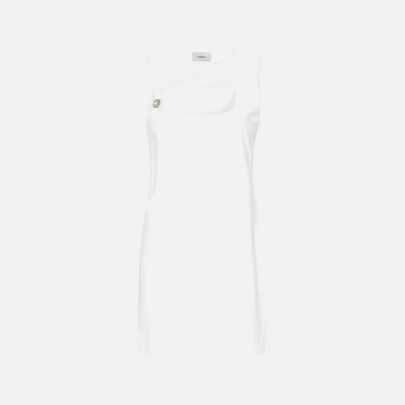 Coperni Cut Out Mini Dress - White sold by Kith