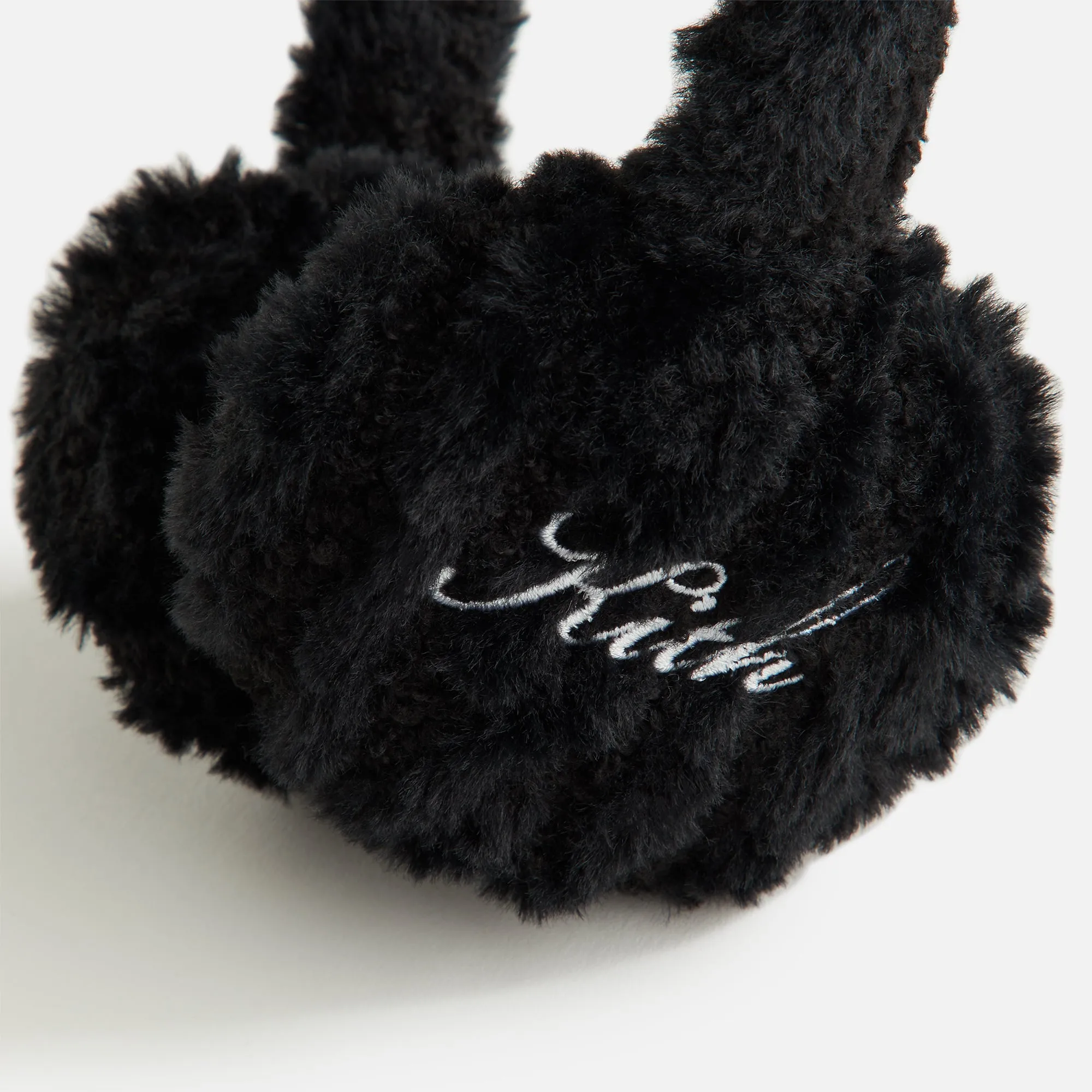 Kith Women Shearling Cable Knit Ear Muff - Black sold by Kith product image thumbnail 4