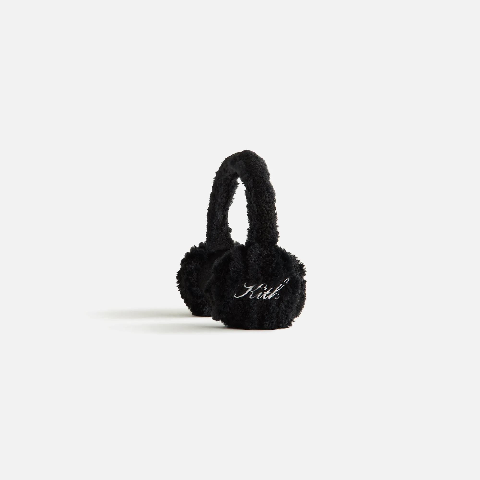 Kith Women Shearling Cable Knit Ear Muff - Black sold by Kith product image thumbnail 3