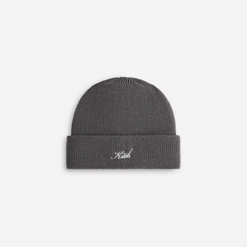 Kith Women Script Classic Beanie - Hurricane sold by Kith