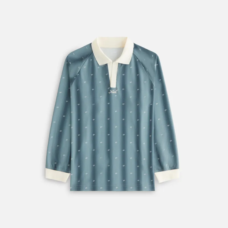 Kith Women Ridley Polo Monogram Long Sleeve Jersey - Court sold by Kith