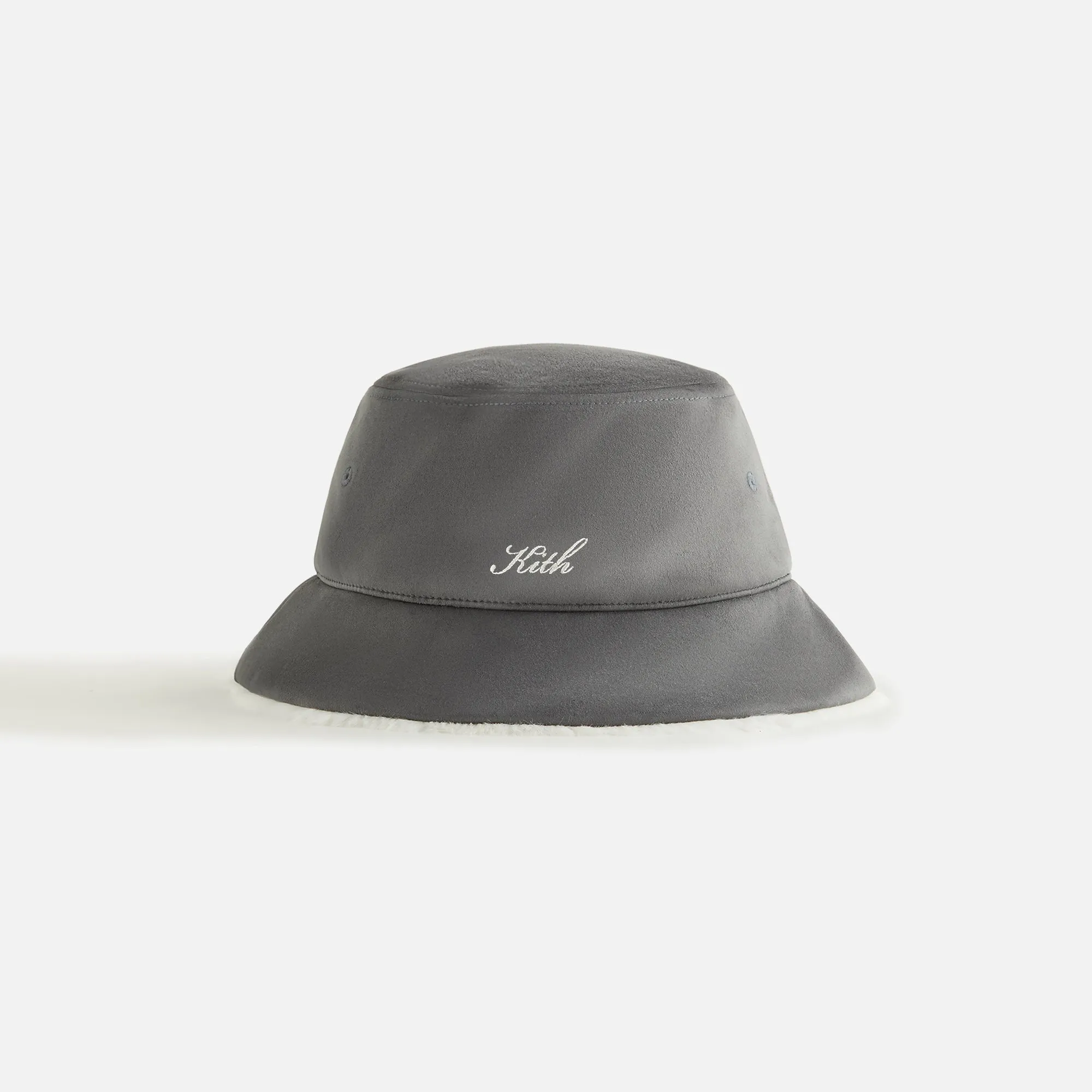 Kith Women Microsuede Bucket Hat - Asteroid sold by Kith