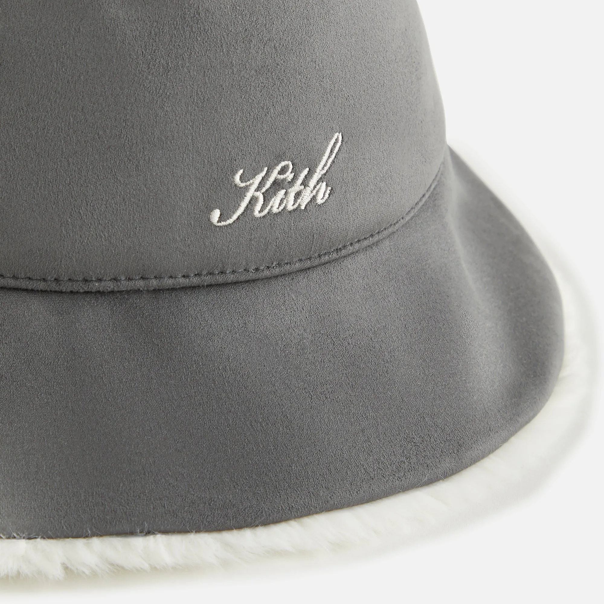 Kith Women Microsuede Bucket Hat - Asteroid sold by Kith product image thumbnail 4
