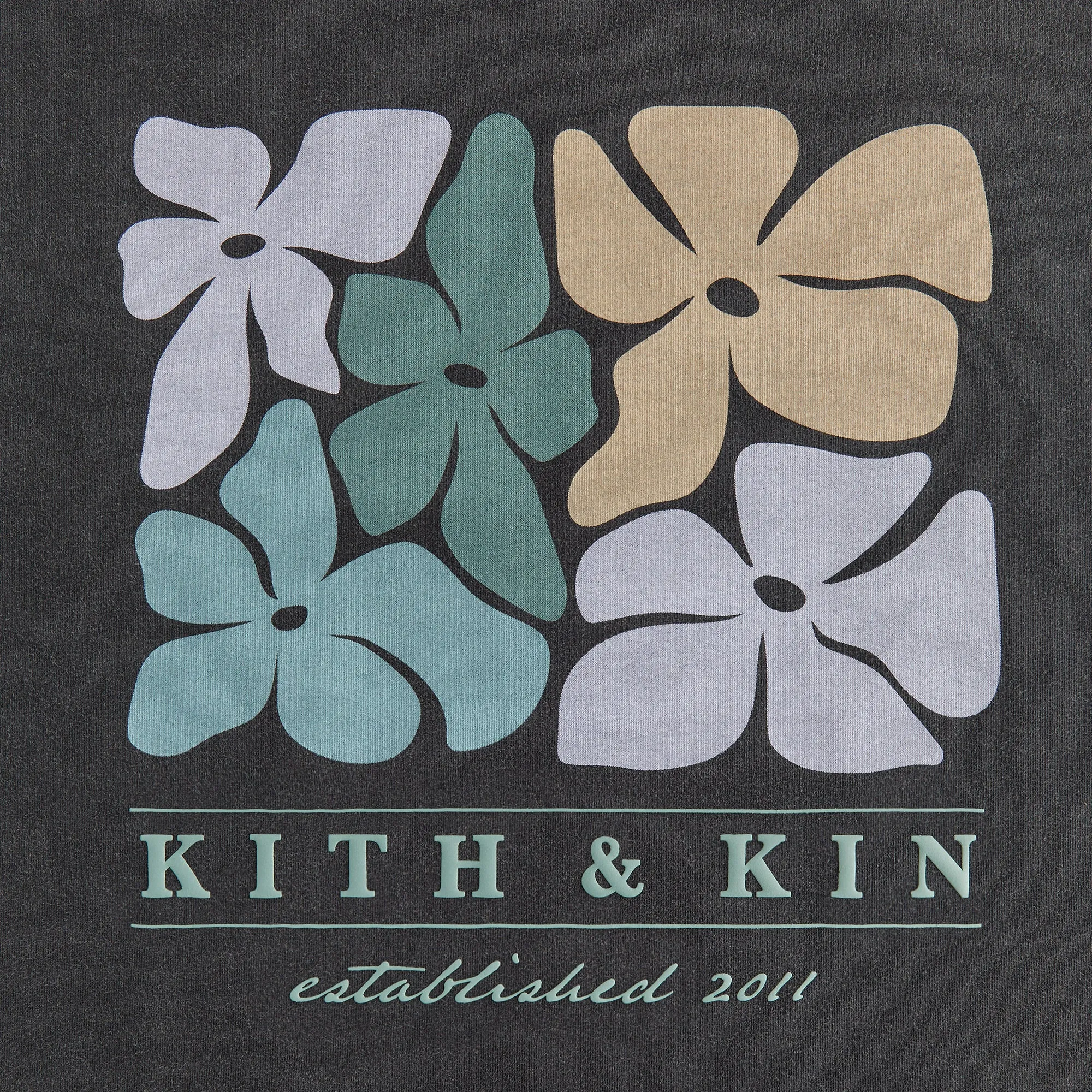 Kith Women Kith & Kin Floral Oversized Sonoma Long Sleeve - Black sold by Kith product image thumbnail 4