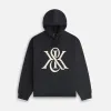 Kith Women Maverick Magnified Crest Hoodie - Black sold by Kith