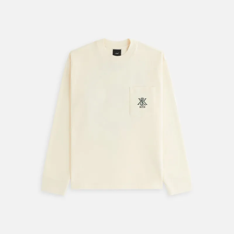 Kith Women Oversized Sonoma Crest Long Sleeve - Muslin sold by Kith