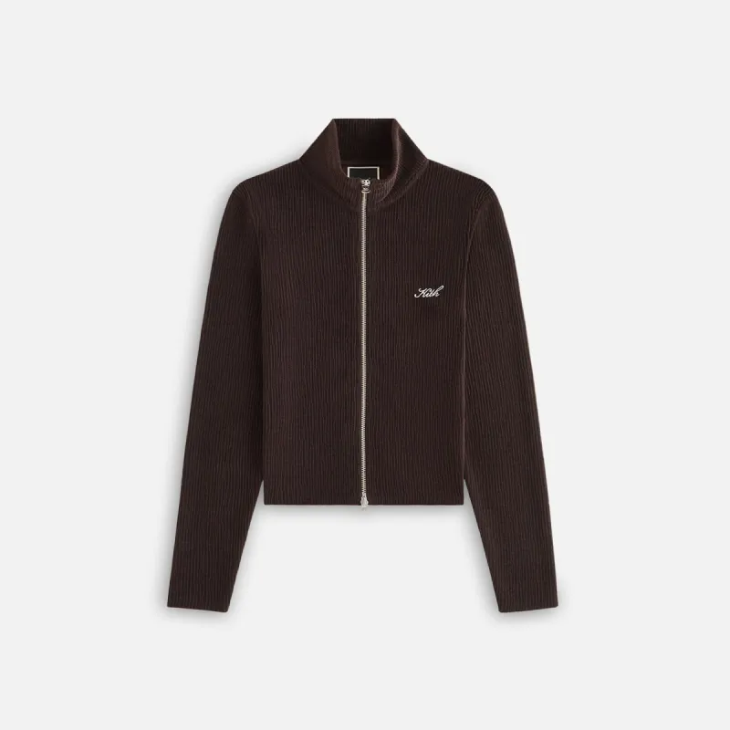 Kith Women Hunter II Lattice Crochet Quarter Zip - Stadium