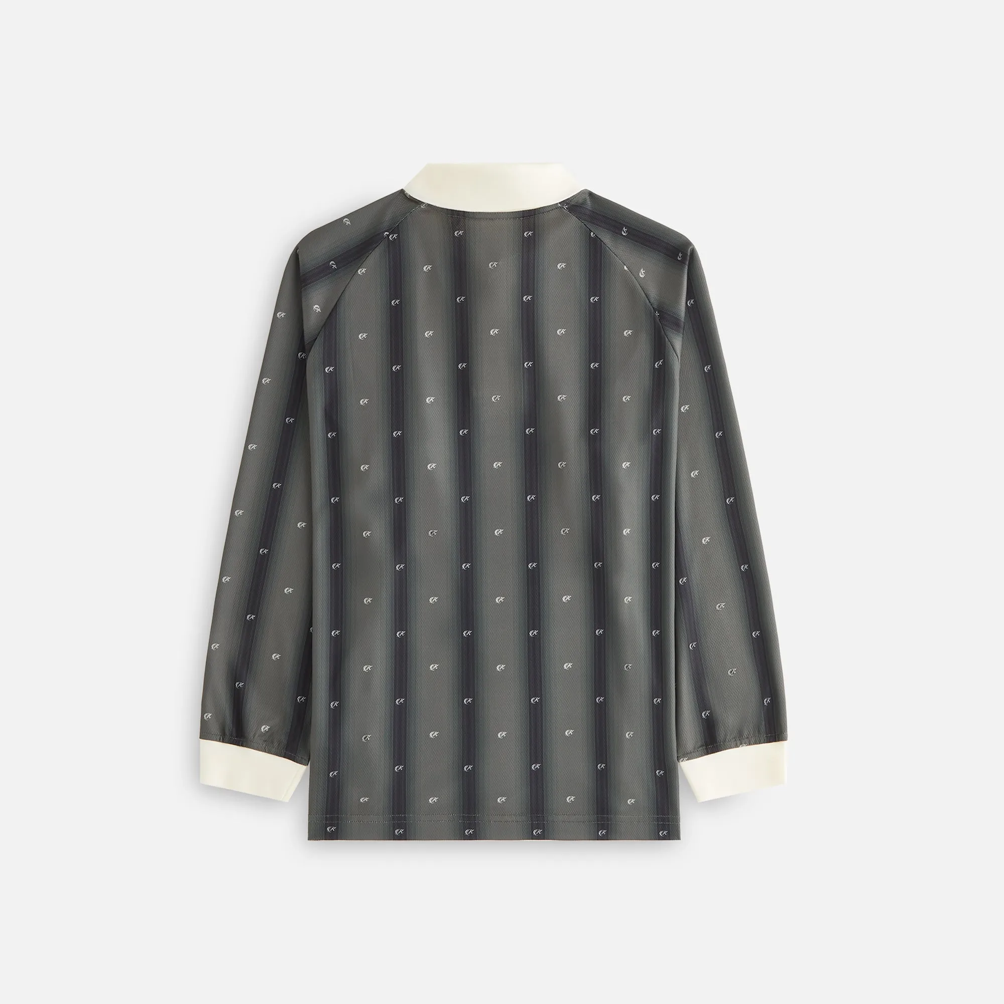 Kith Women Ridley Polo Monogram Long Sleeve Jersey - Black sold by Kith product image thumbnail 3
