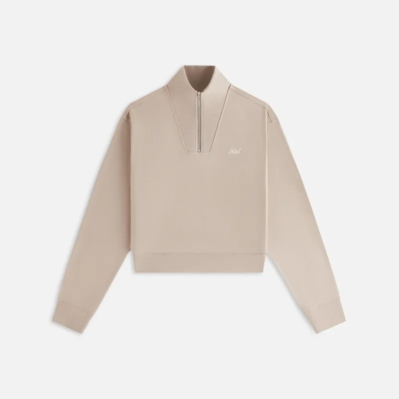 Kith Women Ryder Quarter Zip - Quicksand sold by Kith