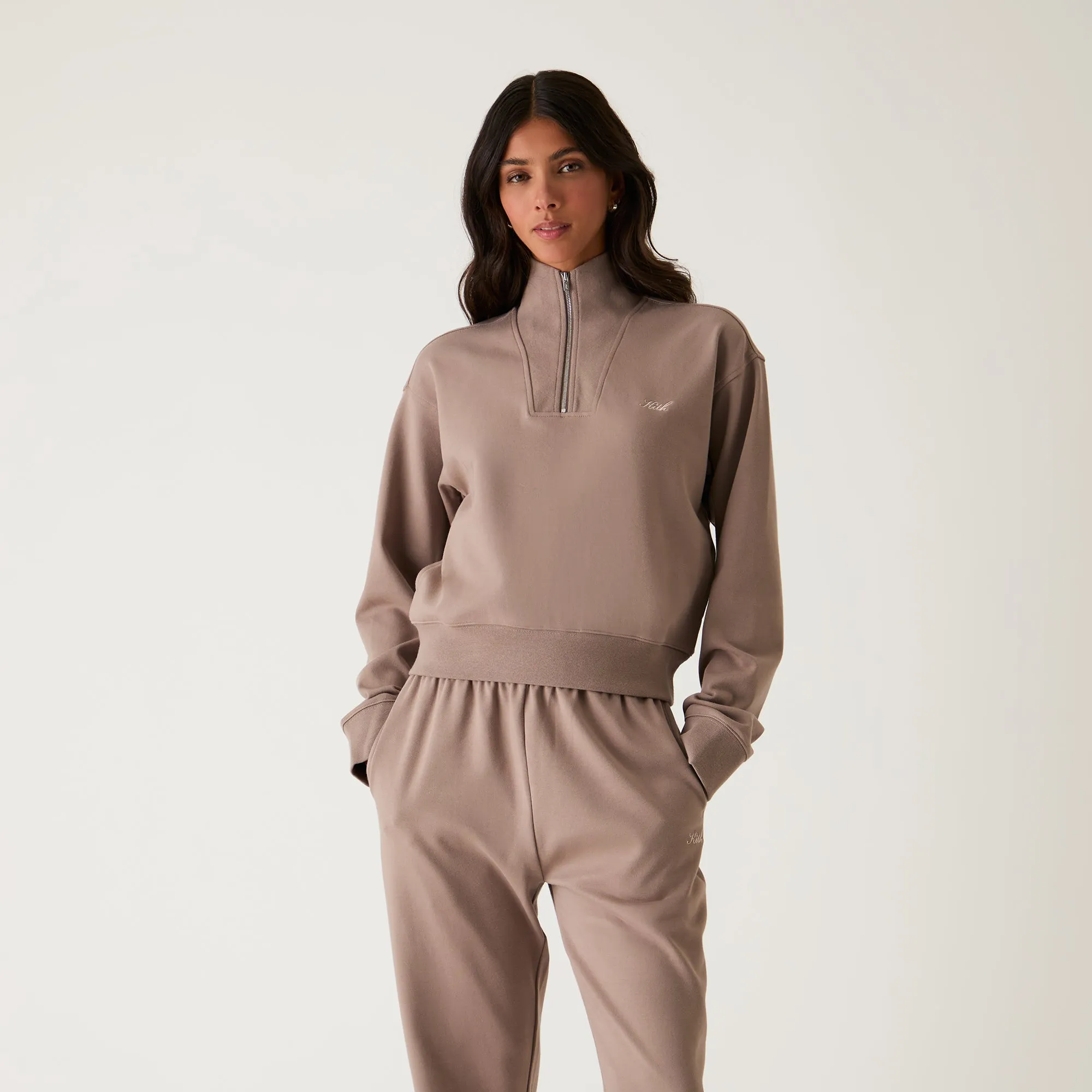 Kith Women Ryder Quarter Zip - Quicksand sold by Kith product image thumbnail 2