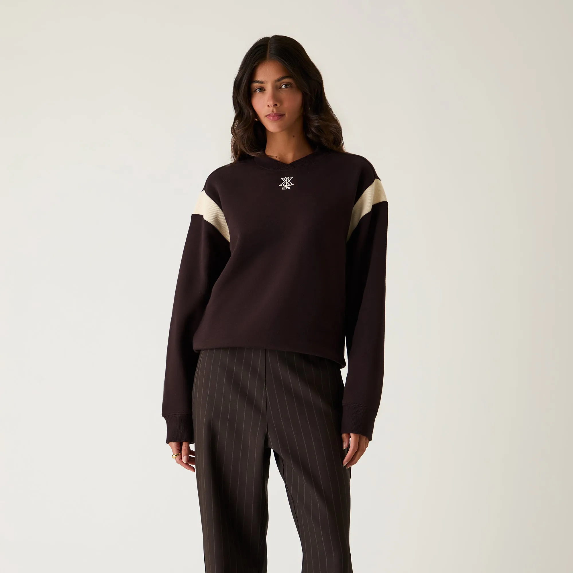 Kith Women Asher II Crest Crewneck - Incognito sold by Kith product image thumbnail 2