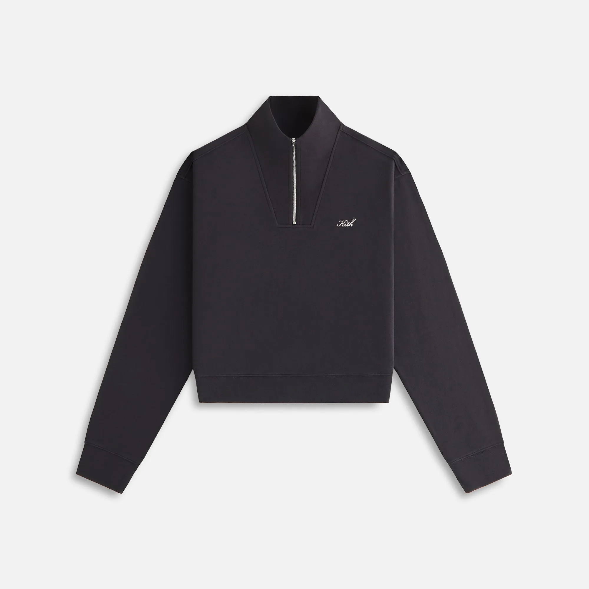 Kith Women Ryder Quarter Zip - Black sold by Kith
