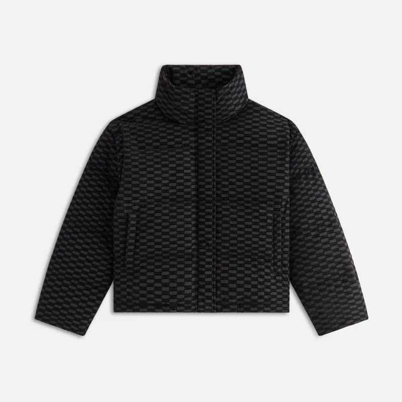 Kith Women Wynne Monogram Convertible Puffer - Black made by Kith