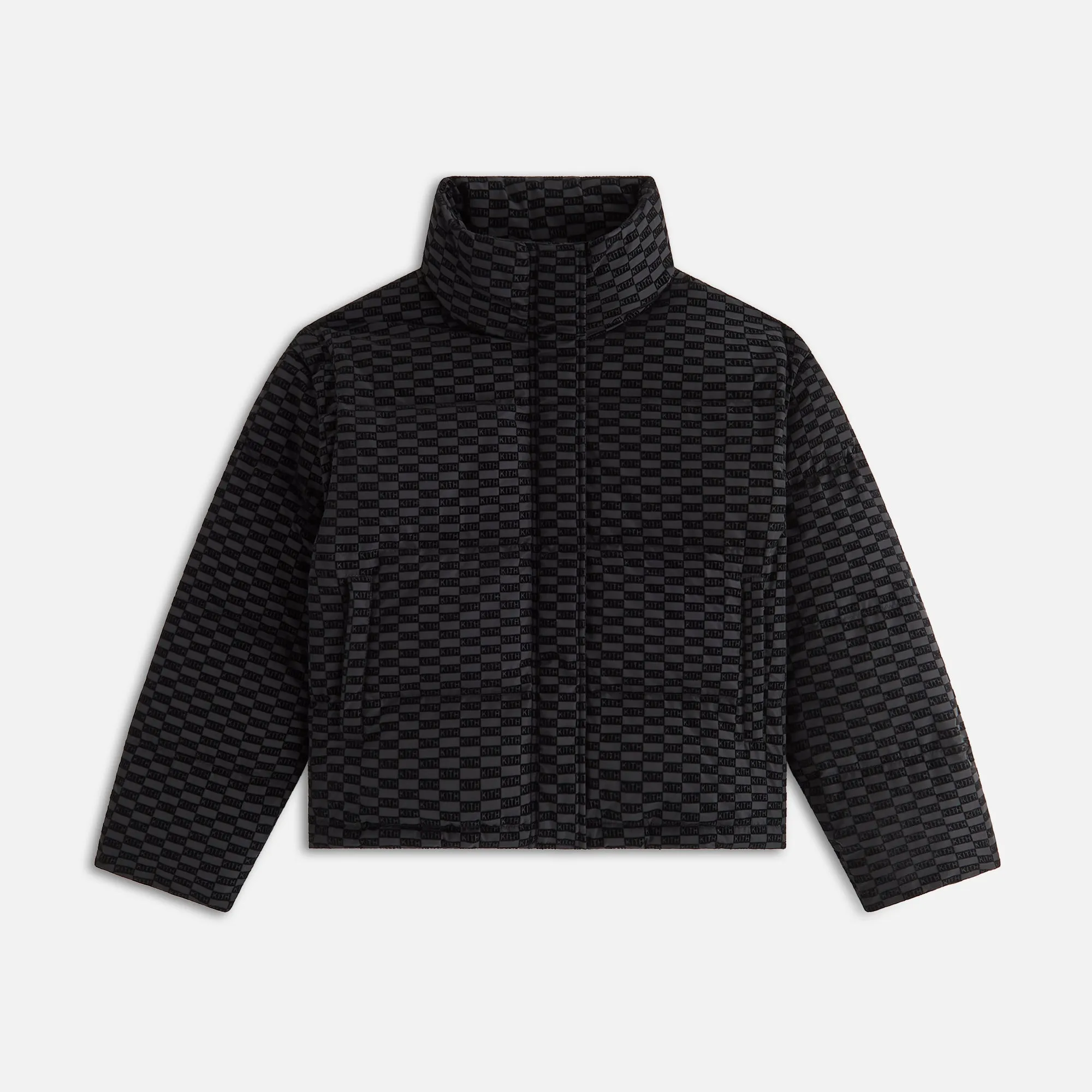 Kith Women Wynne Monogram Convertible Puffer - Black sold by Kith
