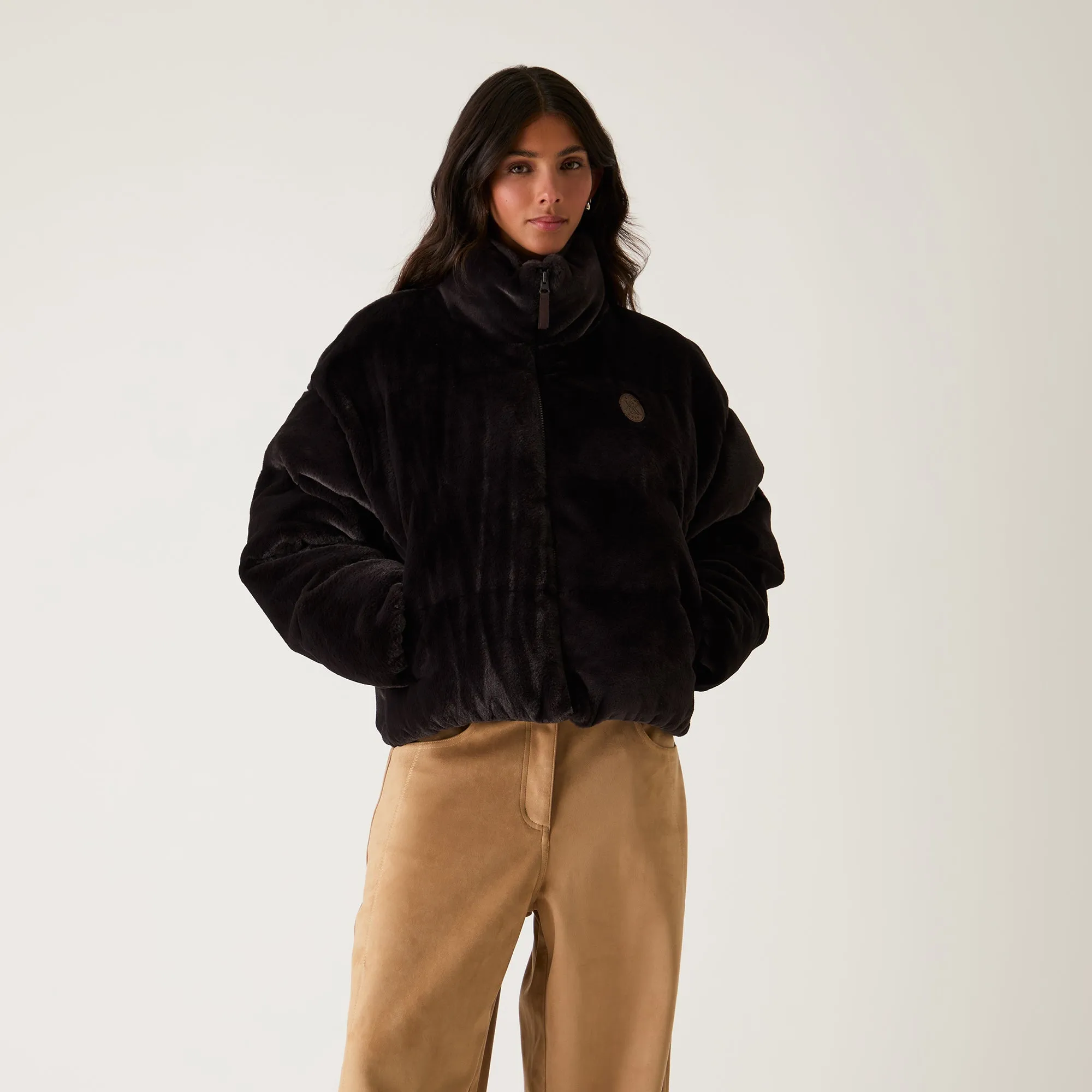 Kith Women Wynne Teddy Fur Puffer - Incognito sold by Kith product image thumbnail 2